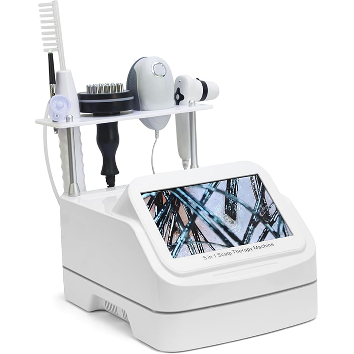 LIZZE-5-IN-1-SCALP-TREATMENT-MACHINE-1-min.jpg دستگاه اسکالپ 5 کاره 12 اینچ لیز - Image 1