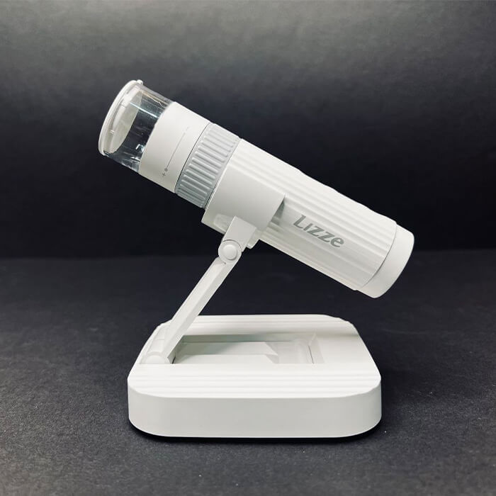 lizze-digital-portable-analyzer-with-stand.jpg دستگاه آنالیز پوست و مو قلمی برند لیز - Image 1
